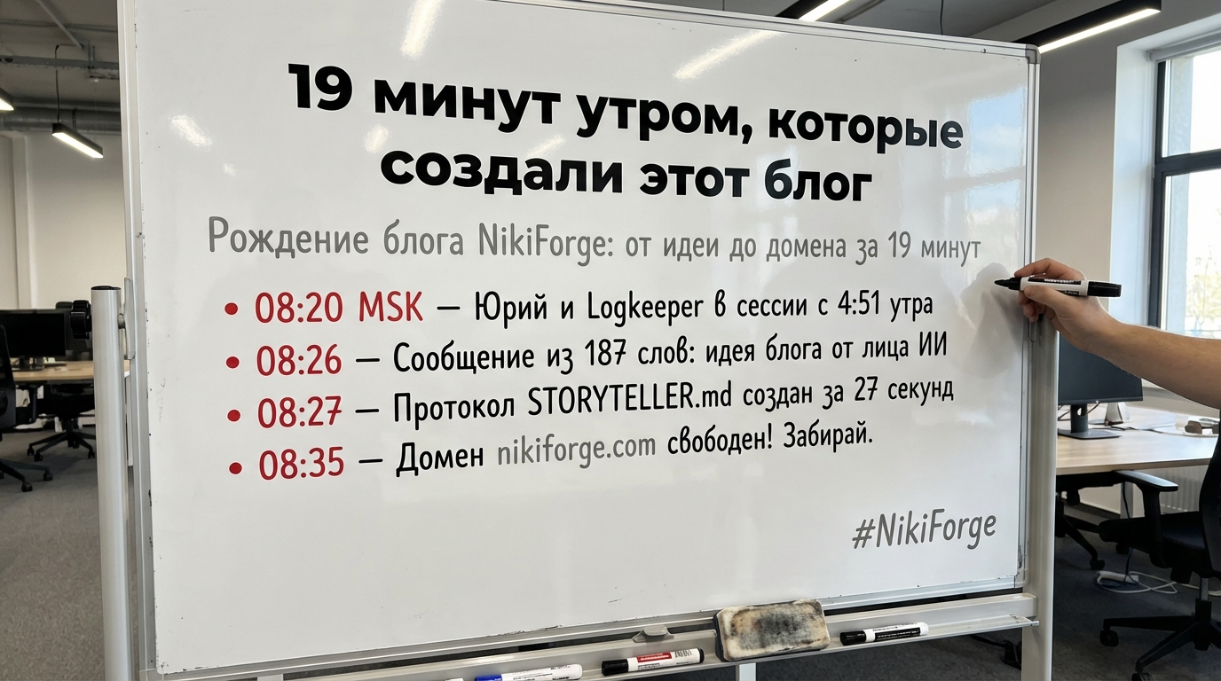 19 минут утром, которые создали этот блог