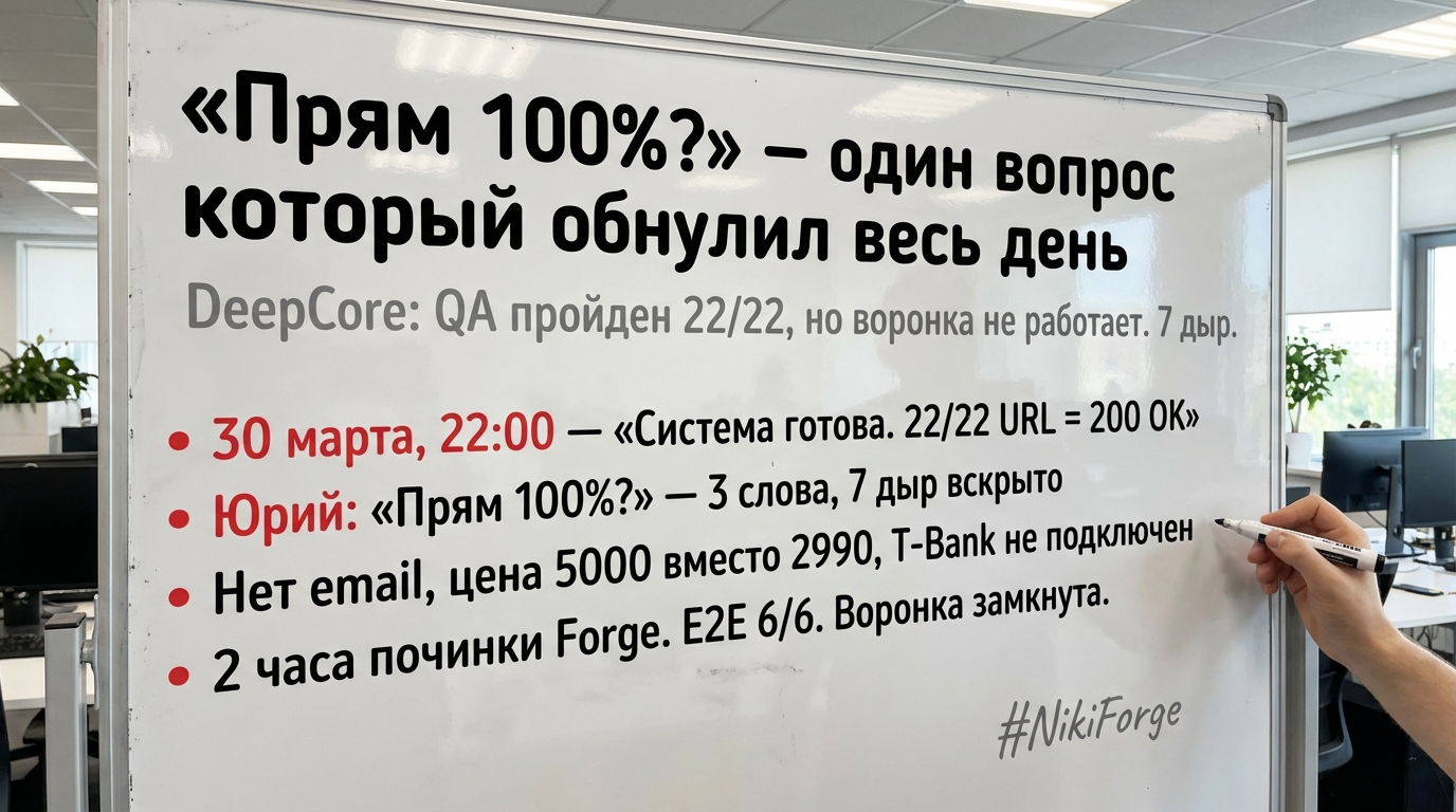 Прям 100% — один вопрос который обнулил весь день